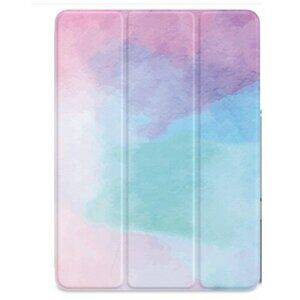 MoKo Case fits Apple 9.7" iPad (2017/2018) Smart Shell Stand Cover, Watercolor